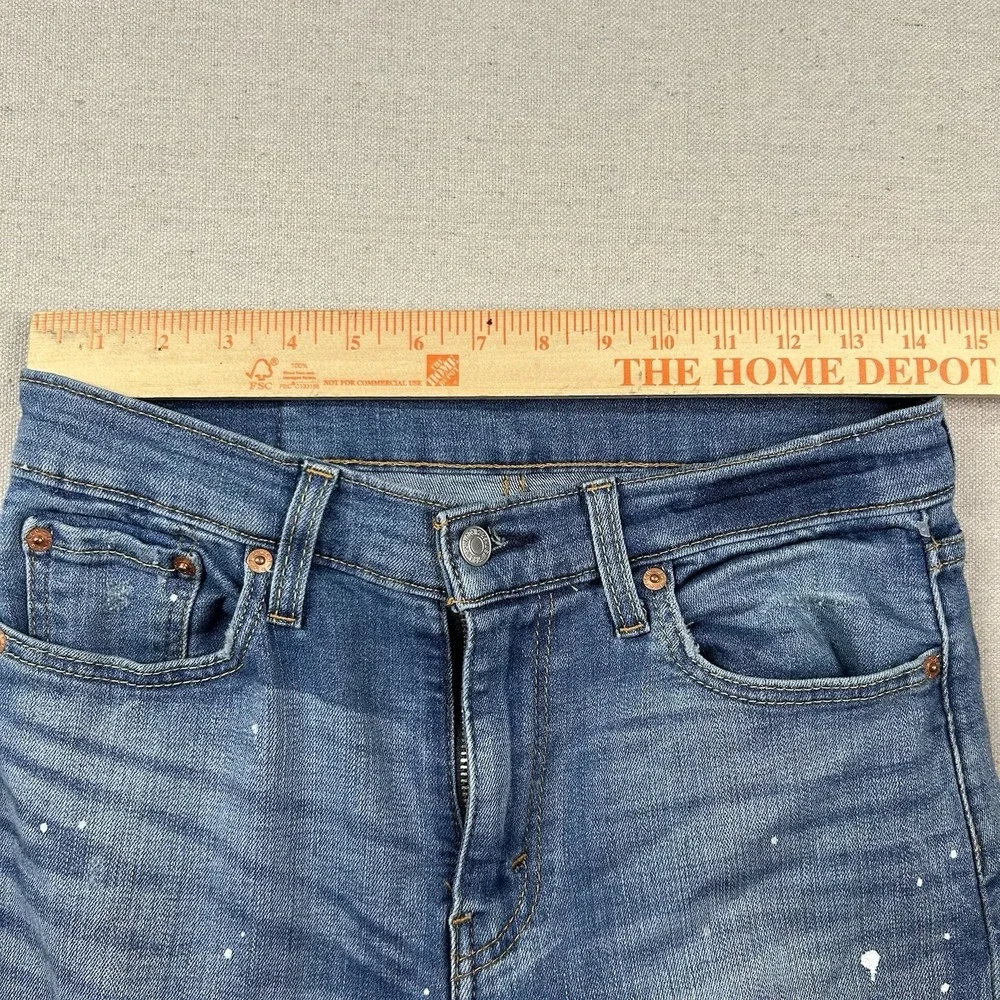 Levis 510 Jeans Mens 30x30 (fits 28x28) Slim Fit Ankle Punk Skinny Distressed